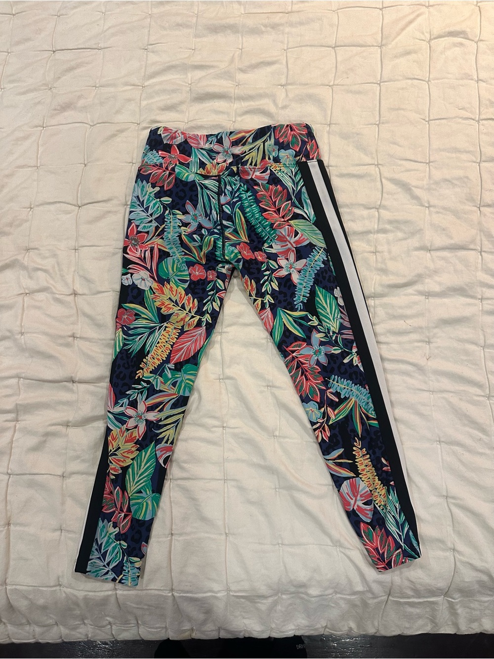 Calvin Klein Performance Floral Leggings Women’s Medium Wicking Activewear